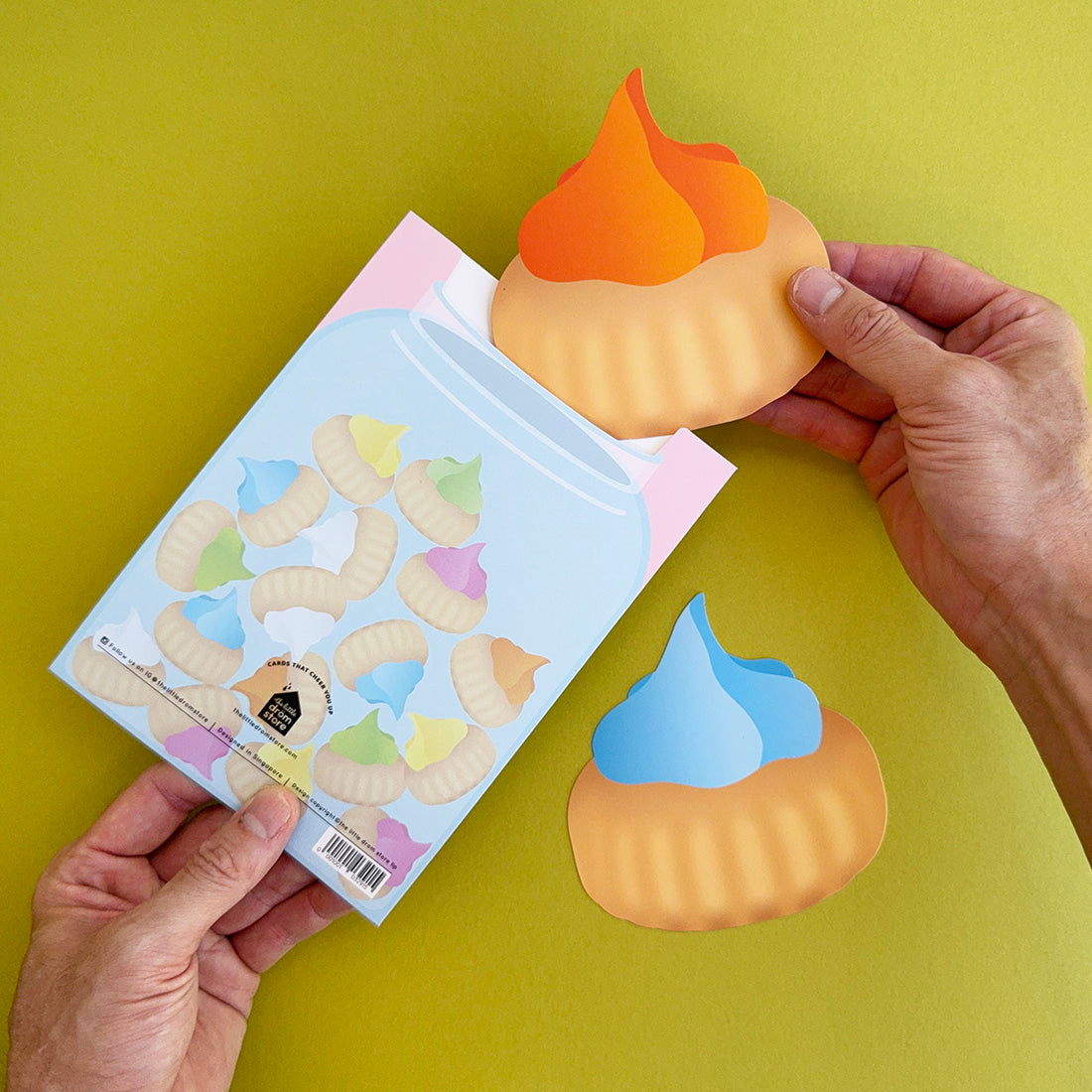 Card Sleeve + Postcards Set - Ice Gem Biscuits