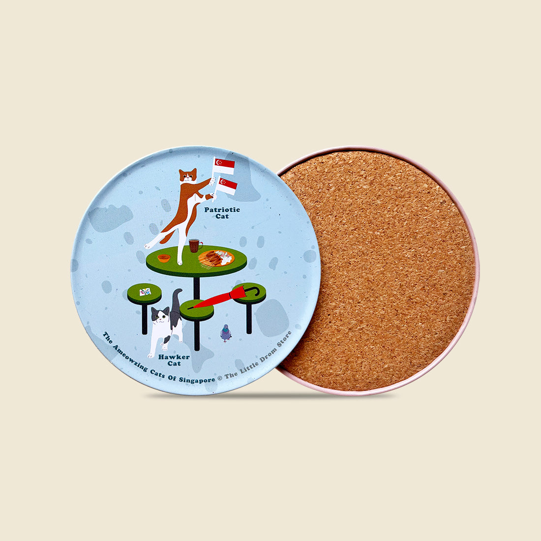 Ameowzing Cat Coasters – Set of 4