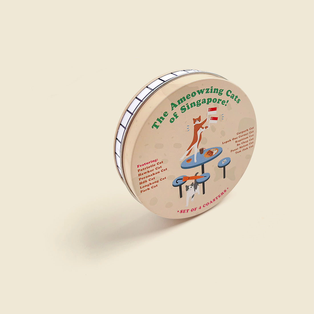 Ameowzing Cat Coasters – Set of 4