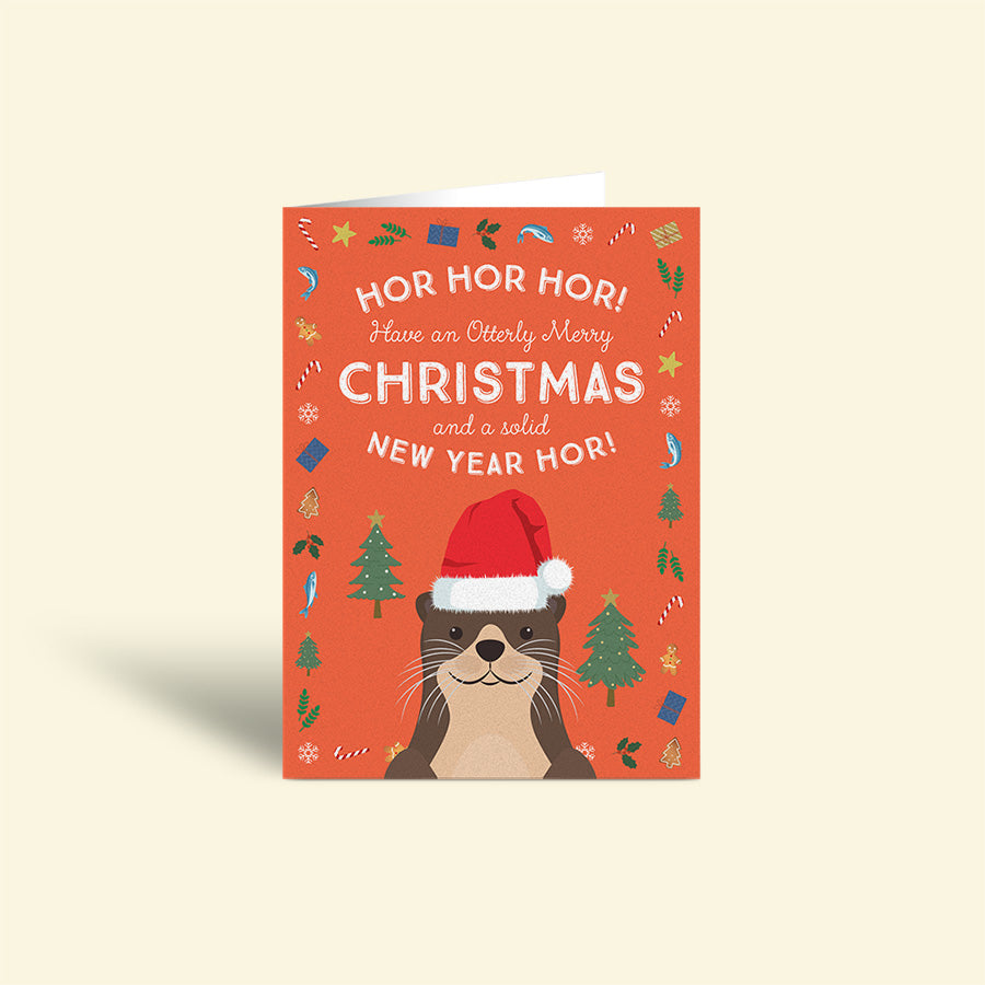 Christmas Card – Otterly Christmas