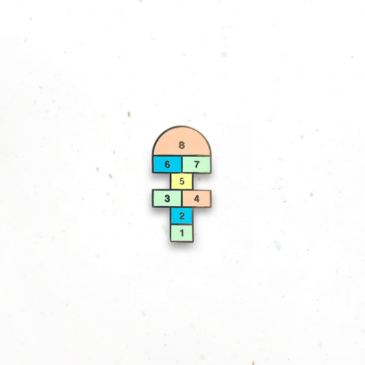 Old School Pin – Hopscotch