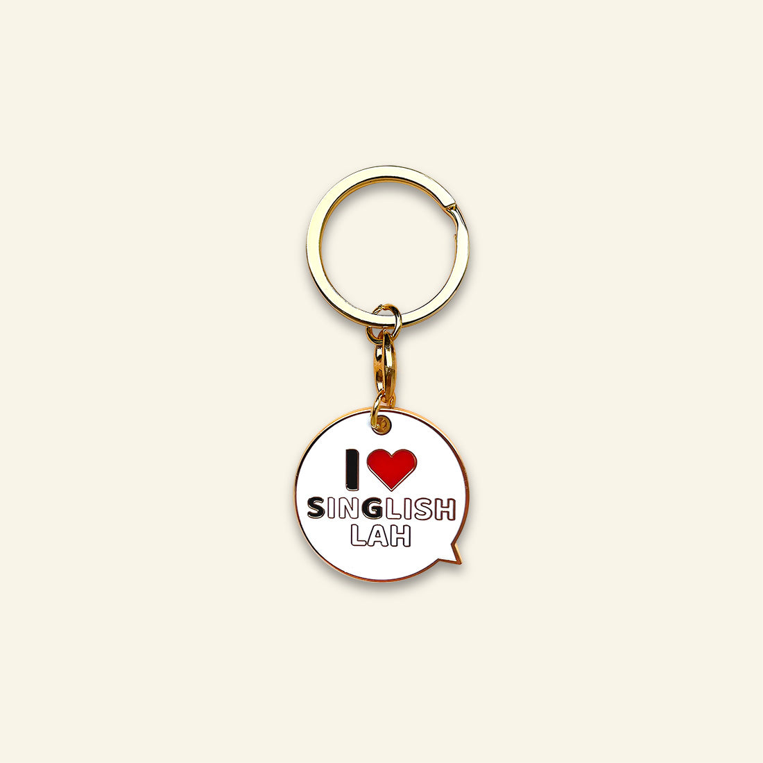 Jalan Keychain – I Love Singlish Lah