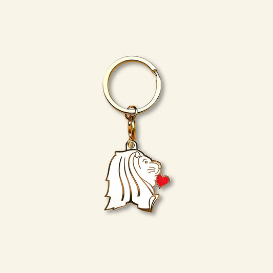 Jalan Keychain – Merlion Flying Kiss