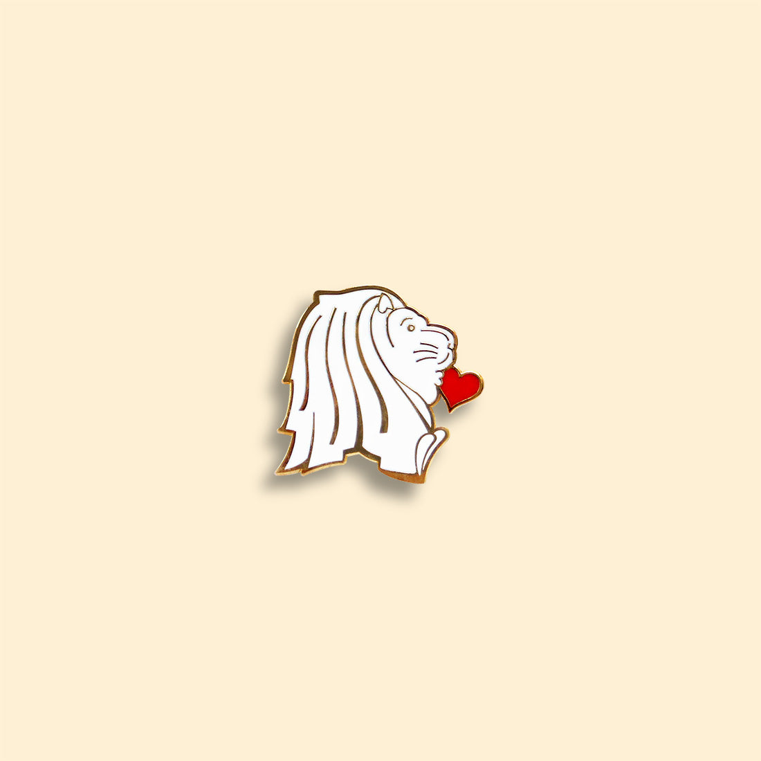 Everyday SG Pin – Merlion Kiss