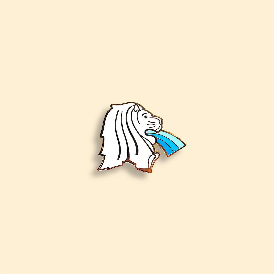 Everyday SG Pin – Merlion Water Spout