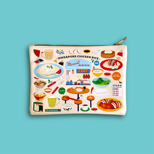Zip Pouch - Singapore Chicken Rice