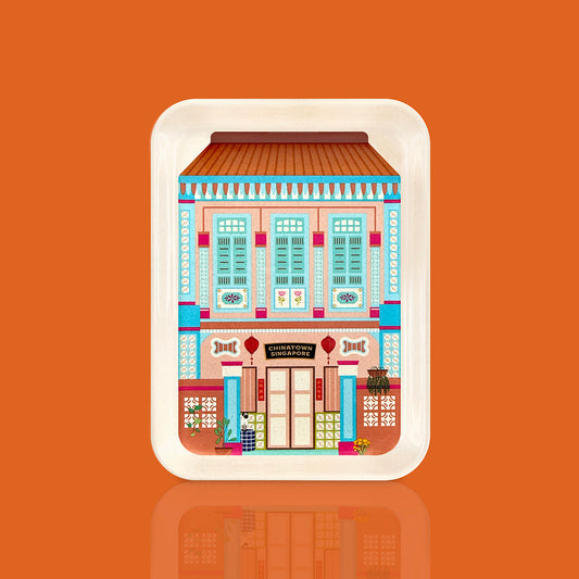 Shophouse Plate - Singapore Chinatown