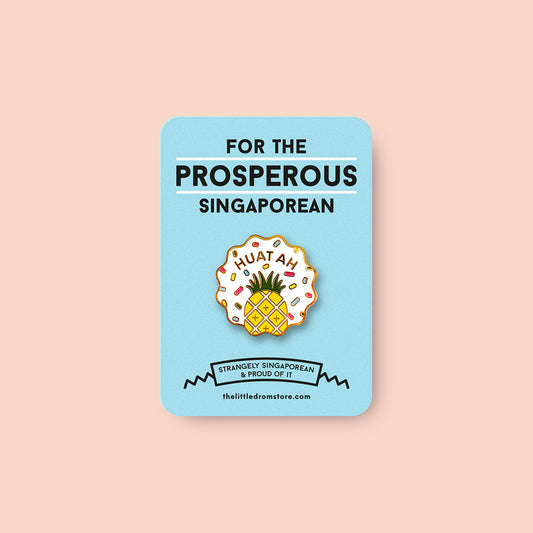 Strangely Singaporean Pin – Huat Ah