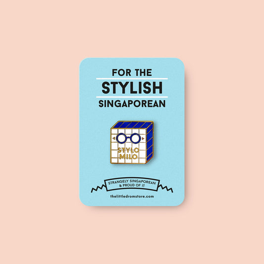 Strangely Singaporean Pin – Stylo Milo