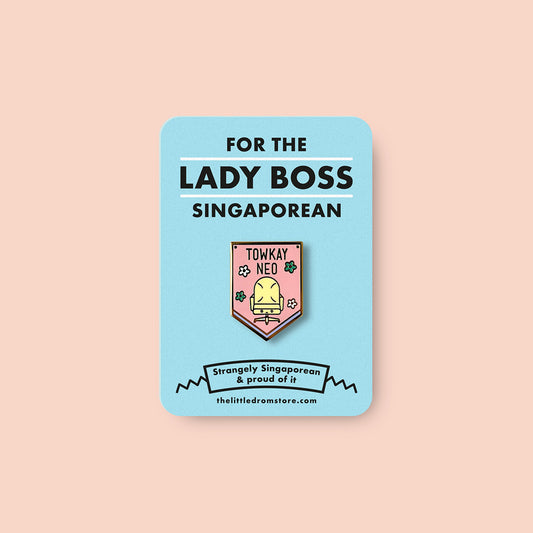 Strangely Singaporean Pin – Towkay Neo