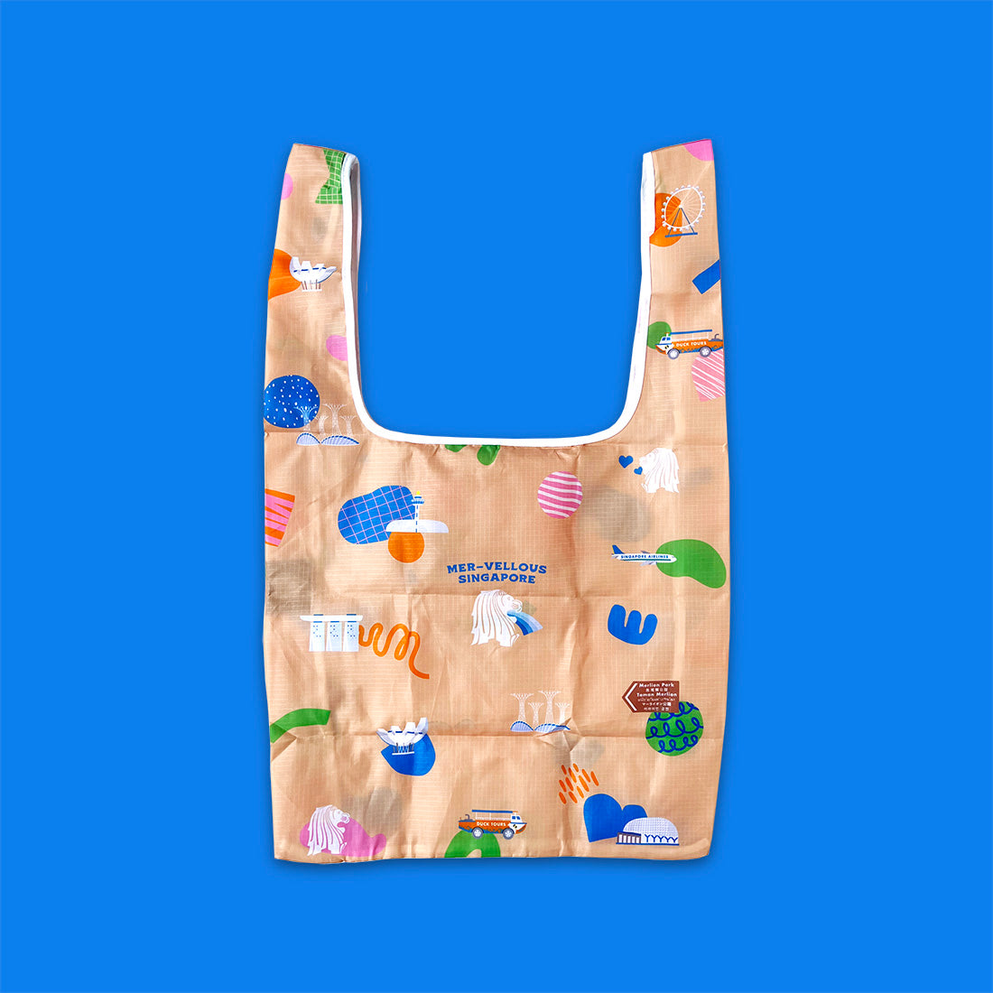 Shopper Bag - Mer-vellous Merlion Singapore