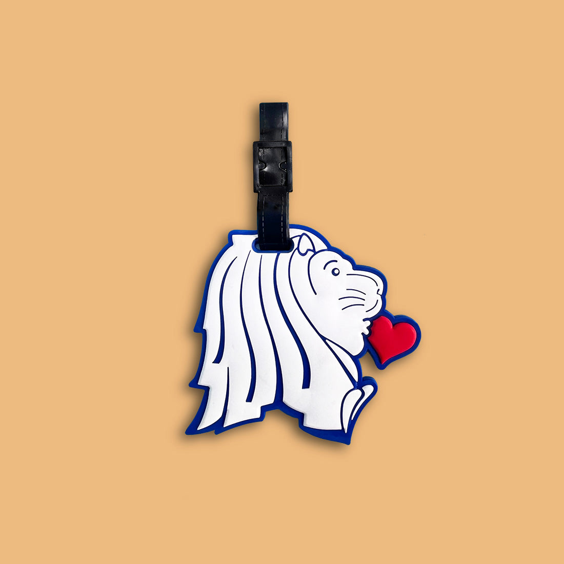 Luggage Tag - Merlion Kiss