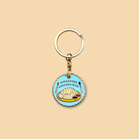 Makan Keychain – Chicken Rice