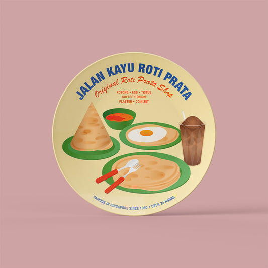 8" Plate – Jalan Kayu Roti Prata