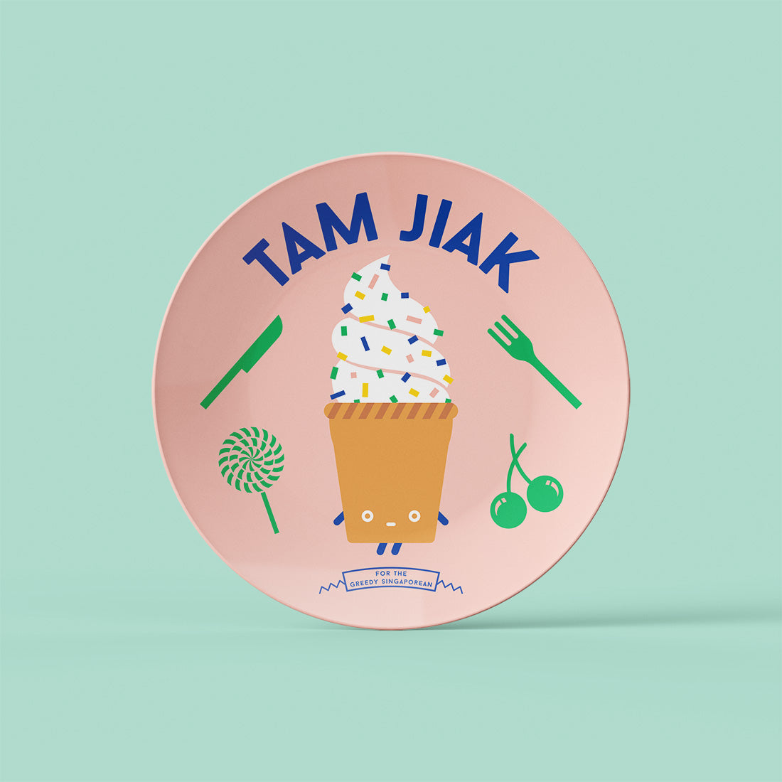 8" Plate – Tam Jiak