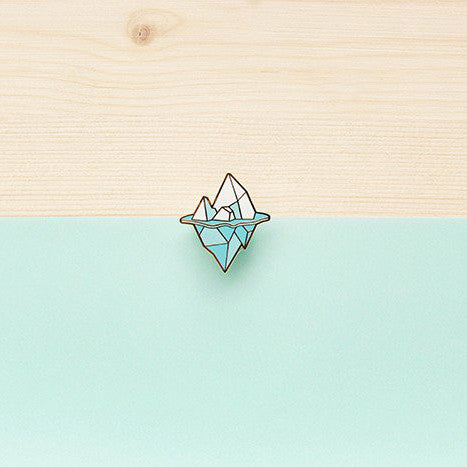 Origami Pin – Arctic Iceberg