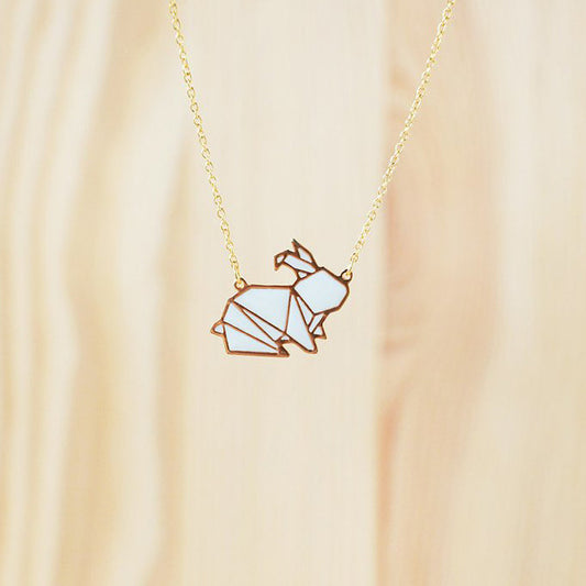 Origami Necklace – Bunny