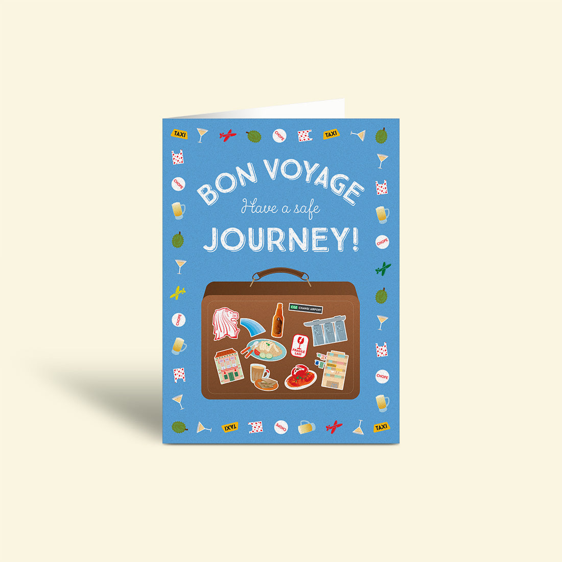 Farewell Card – Bon Voyage (SMALL SIZE)