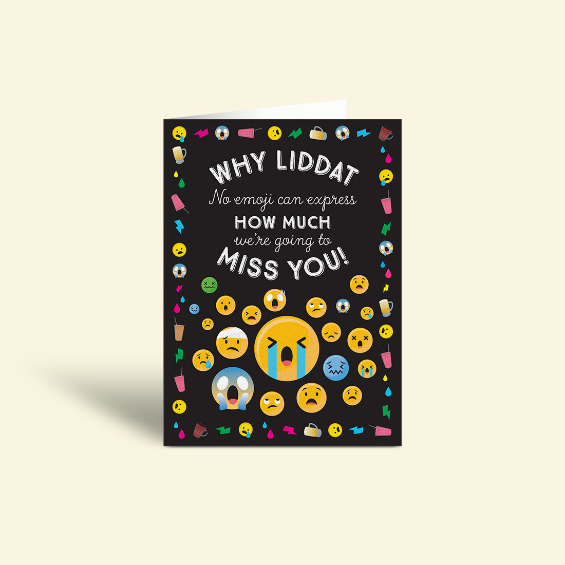 Farewell Card – Emoji (SMALL SIZE)