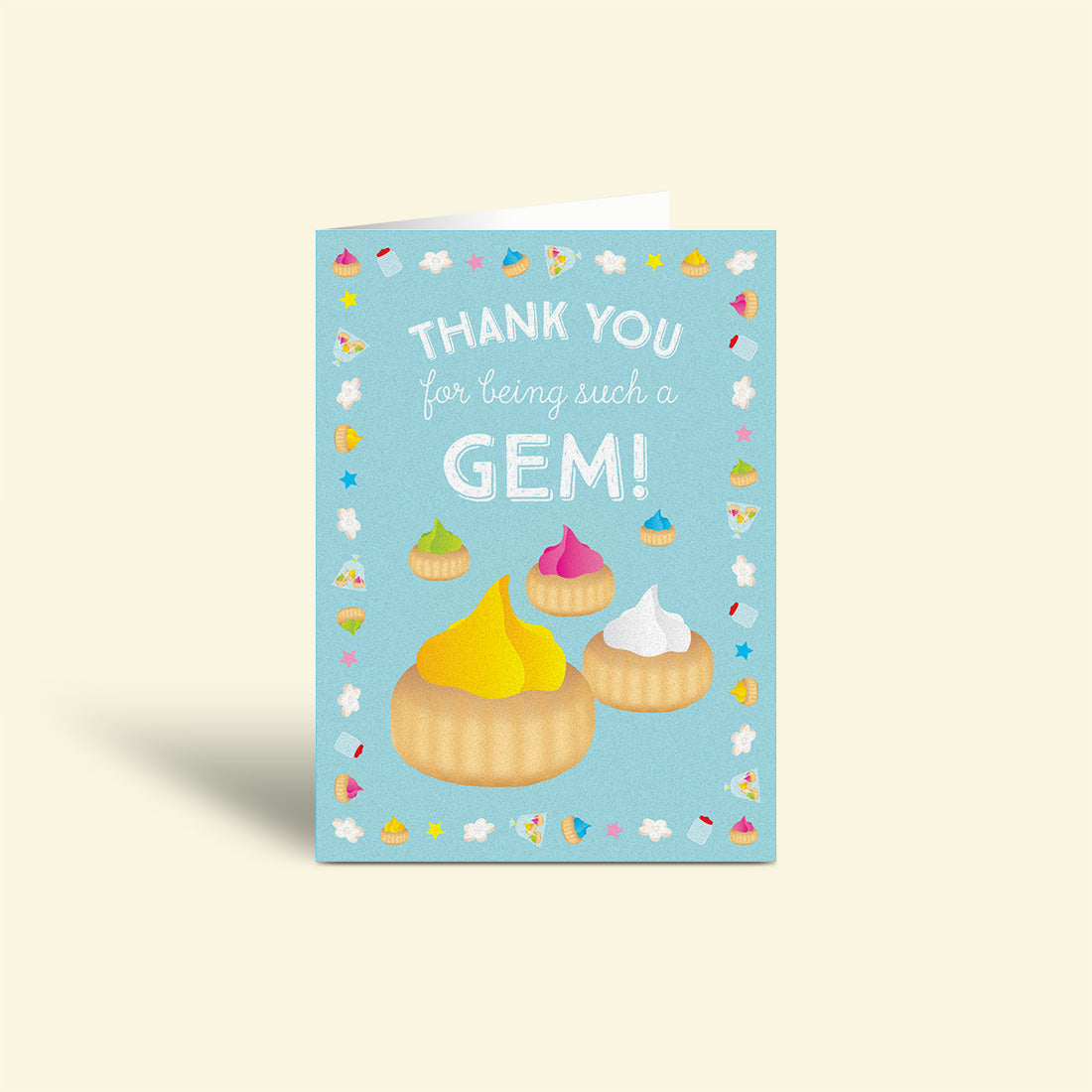 Thank You Card – Ice Gem Biscuits