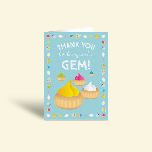 Thank You Card – Ice Gem Biscuits