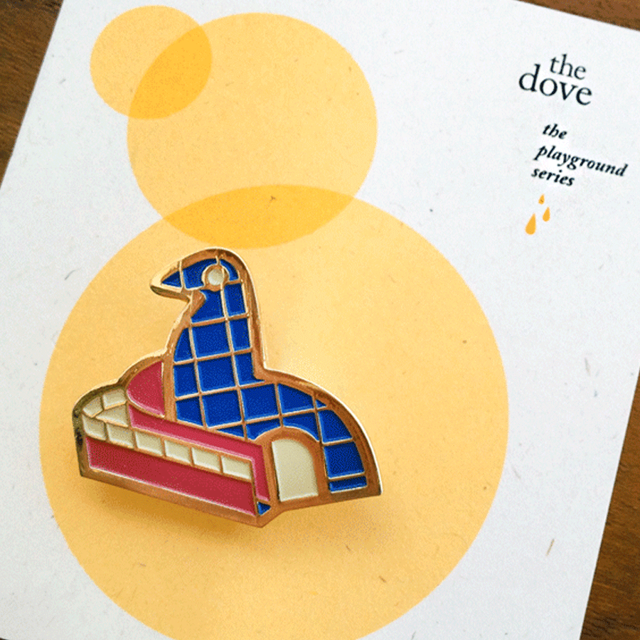 Playground Pin – Dove