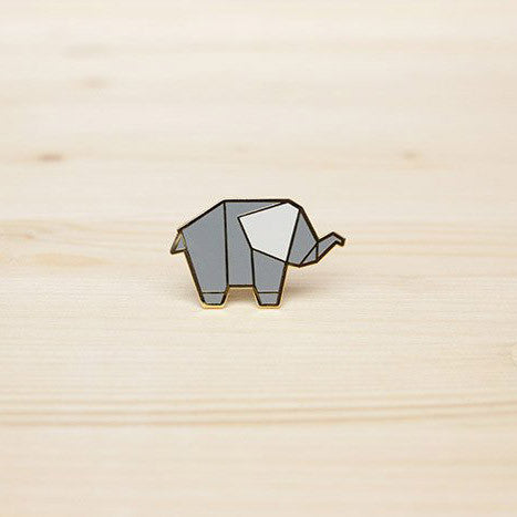 Origami Pin – Elephant