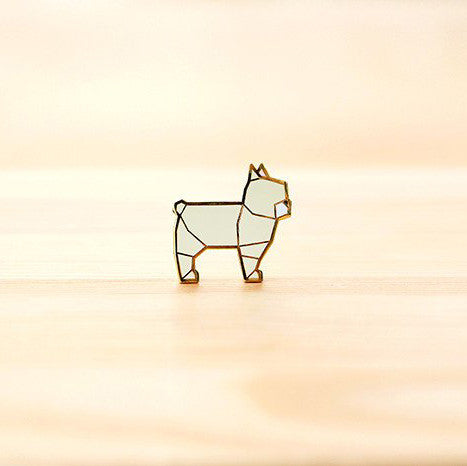 Origami Pin – French Bulldog