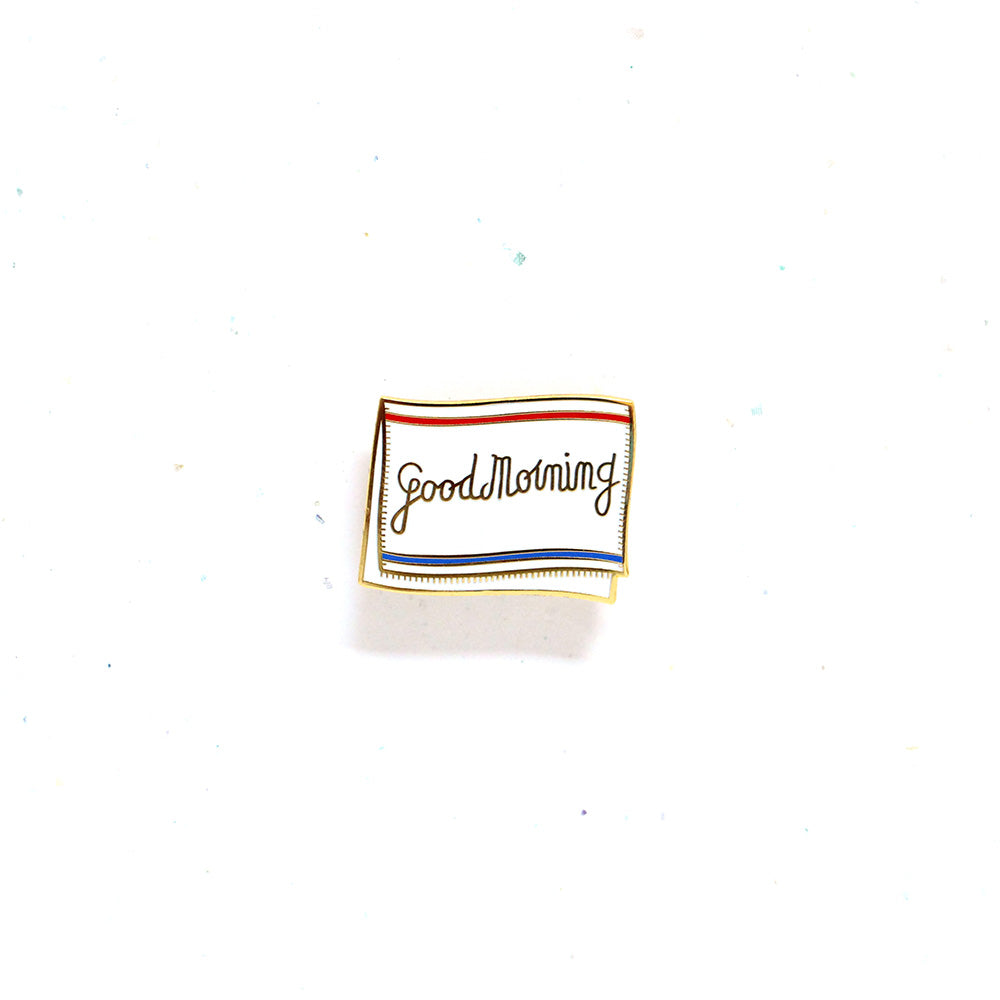 Everyday SG Pin – Good Morning Towel