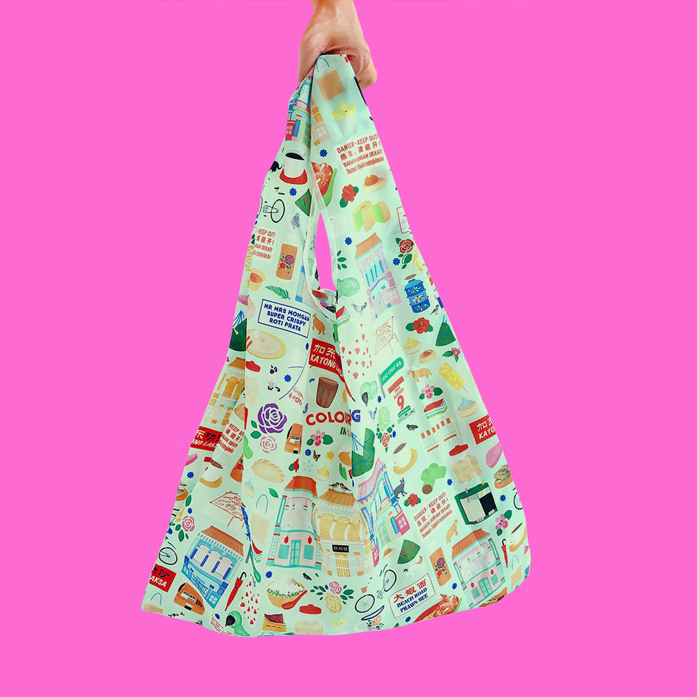 Shopper Bag - Colourful Katong