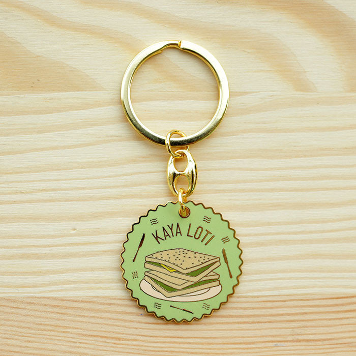 Kopitiam Keychain – Kaya Toast