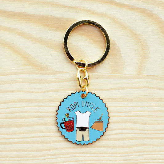 Kopitiam Keychain – Kopi Uncle