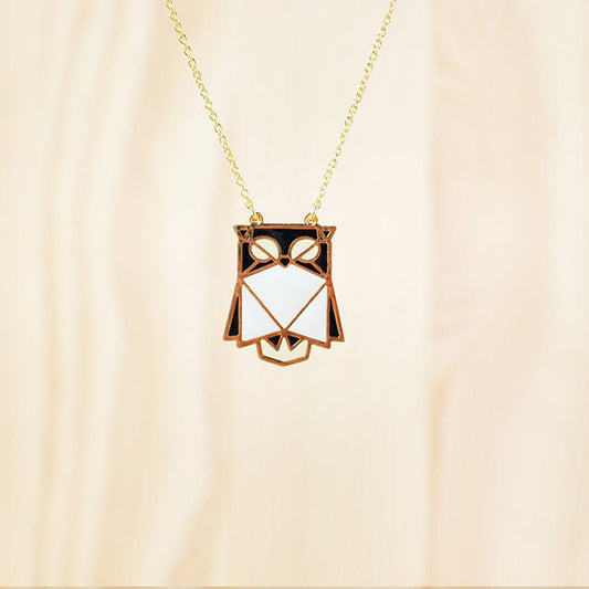 Origami Necklace – Owl