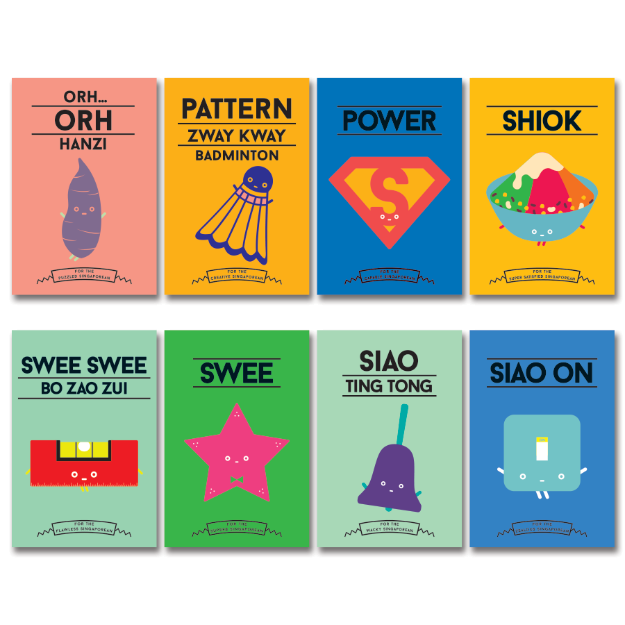 Strangely Singaporean Postcard Set of 22 pcs - Pick any 22