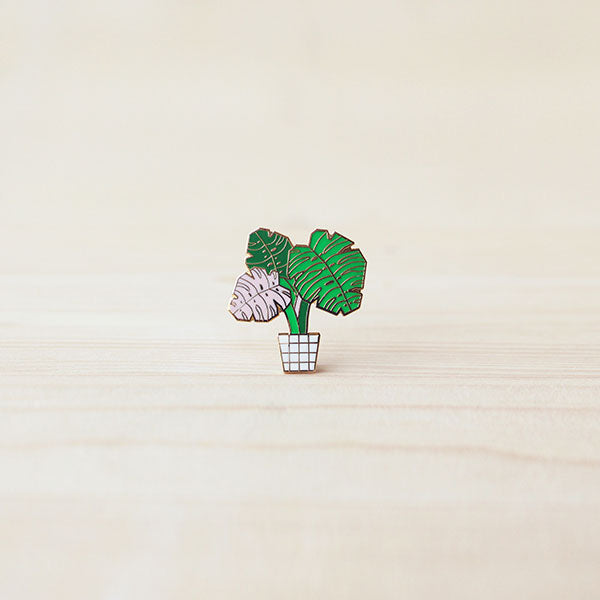 Origami Pin – Monstera