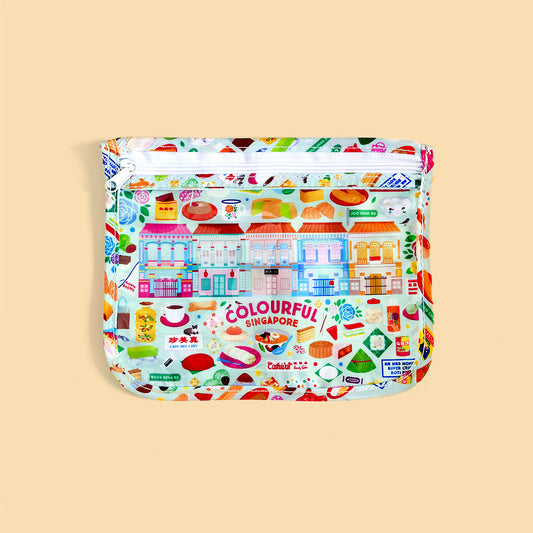 Travel Pouch - Colourful Singapore