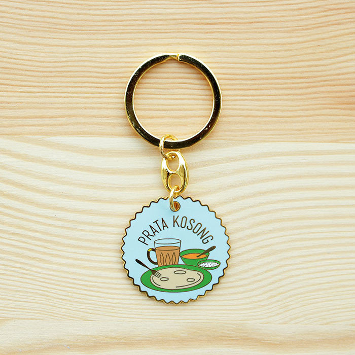 Kopitiam Keychain – Prata Kosong