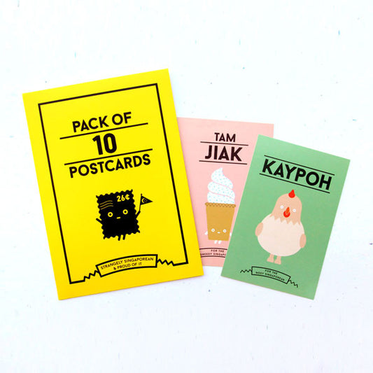 Strangely Singaporean Postcard Set of 10 pcs - Pick any 10
