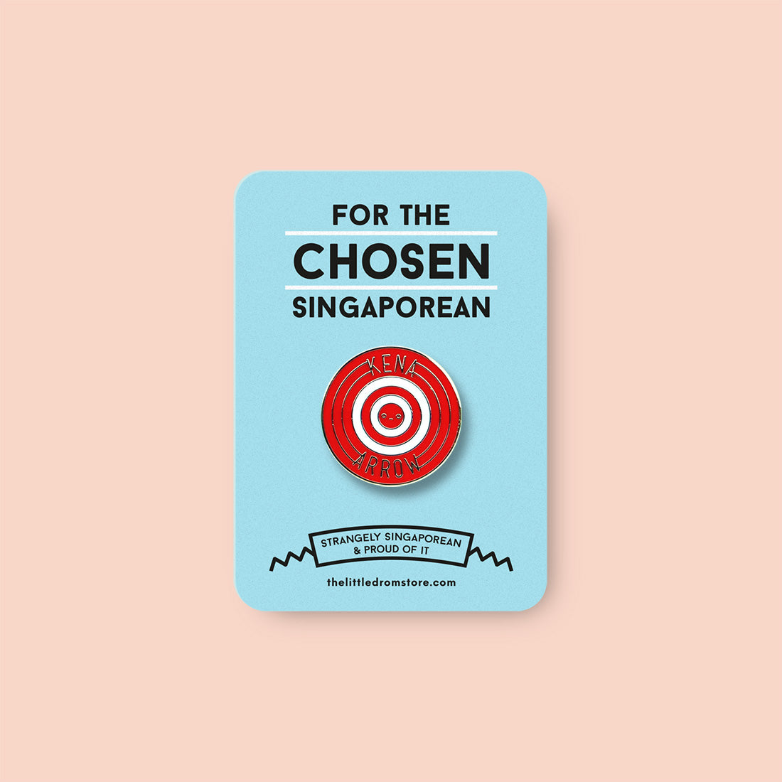 Strangely Singaporean Pin – Kenna Arrow