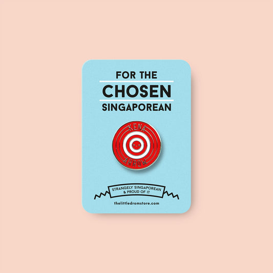 Strangely Singaporean Pin – Kenna Arrow