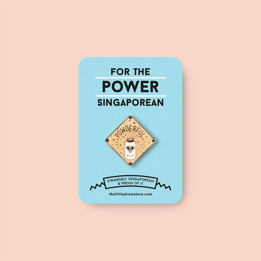 Strangely Singaporean Pin – Powderful