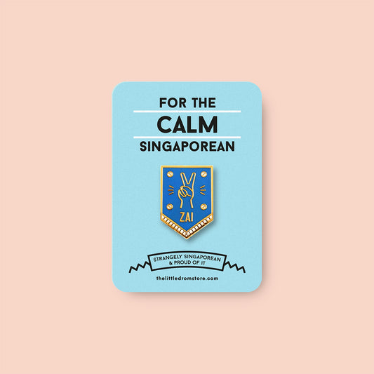 Strangely Singaporean Pin – Zai