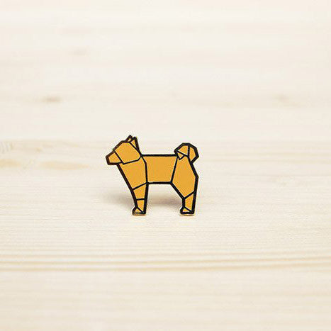 Origami Pin – Shiba Inu