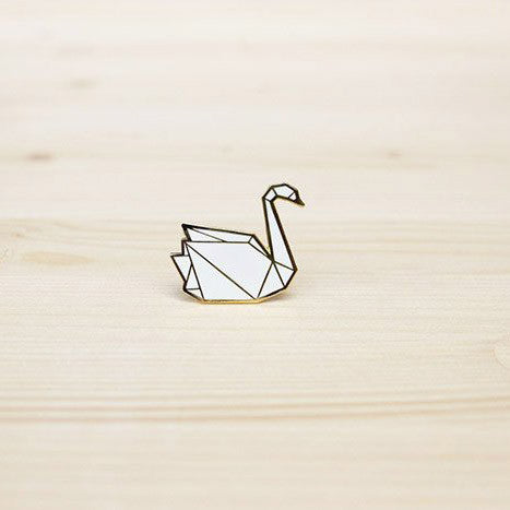 Origami Pin – Swan
