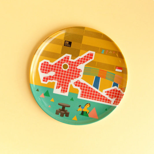 8" Plate – Dragon Playground