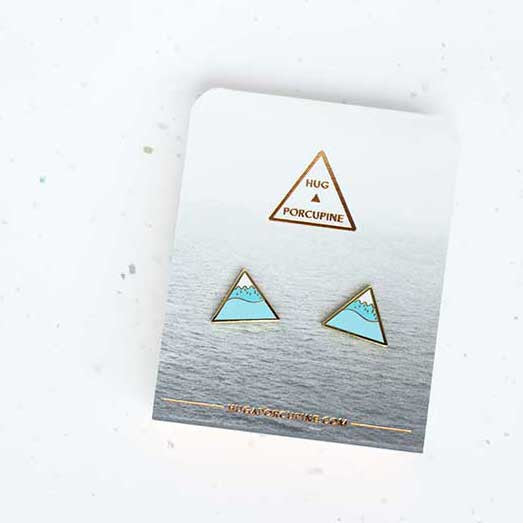 Earring – Winter Mountain