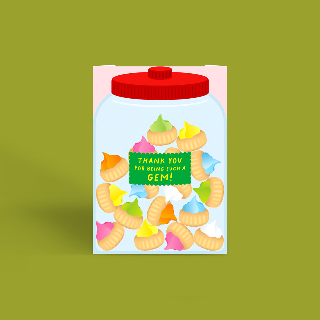 Card Sleeve + Postcards Set - Ice Gem Biscuits