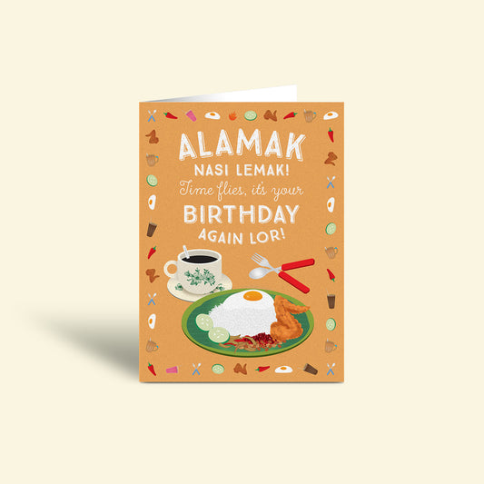 Birthday Card – Alamak Nasi Lemak