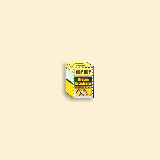 Snacks Pin – Hup Hup Cream Crackers