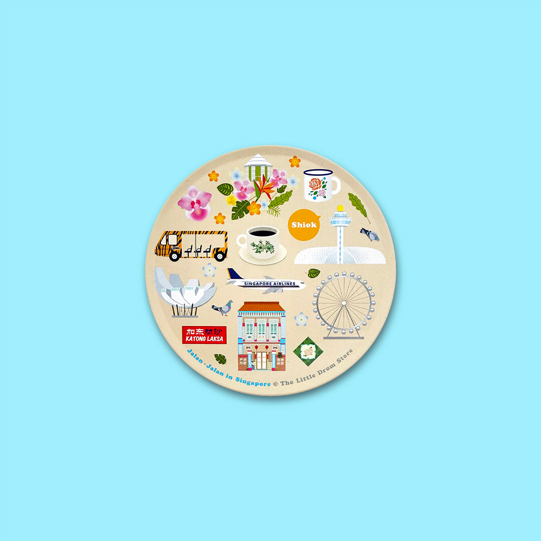 Jalan in Singapore Coasters – Set of 4